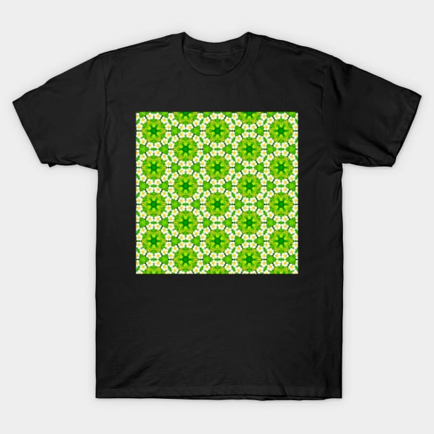 Strawberry flowers green T-Shirt by Amalus-files